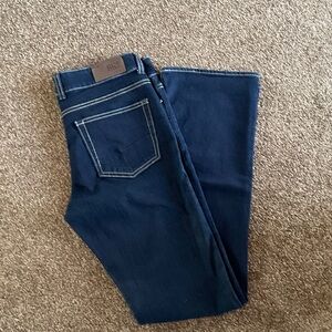 BKE Women's Dakota Dark Blue Straight Jeans